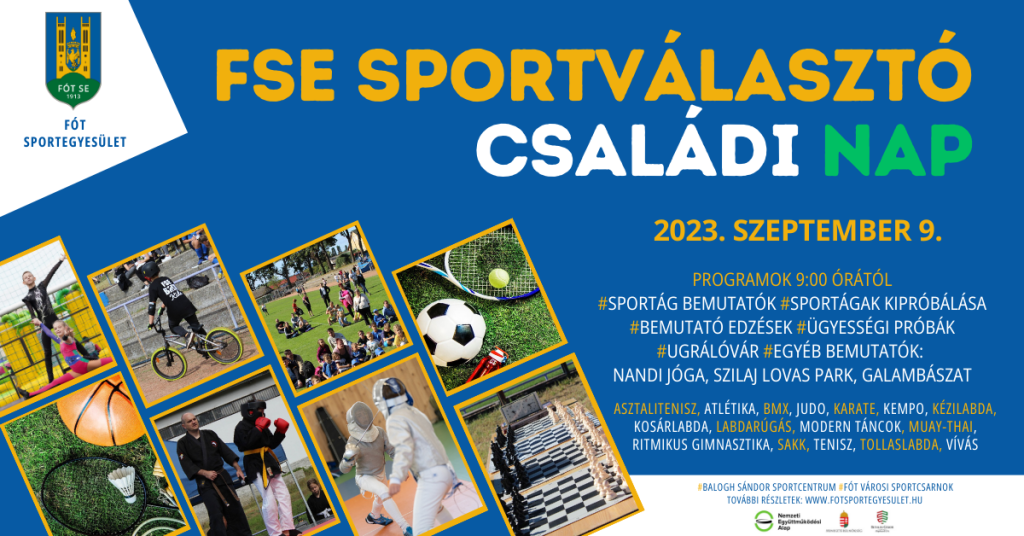 FSE Sportválasztó Családi Nap 2023.09.09.
