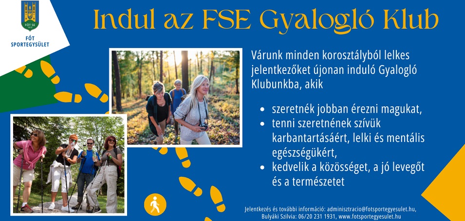 Indul az FSE Gyalogló Klubja!